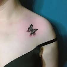 Small palm tree temporary tattoos on wrist ,palm tree tattoos is the symbolize as sun, summer and beach. Small 3d Butterfly Tattoo