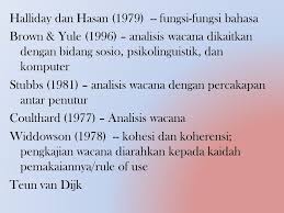 We did not find results for: Sejarah Analisis Wacana Analisis Wacana Sebagai Sebuah Disiplin Ilmu Linguistik Makro Mulai Berkembang Sejak Tahun 1960 An Ppt Download