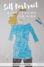 Self Portrait Body Tracing Art Tracing Art Self Portrait Kids Portraits For Kids