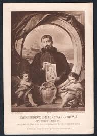 Holy card antique Venerable P. Ignacio Azevedo santino estampa andachtsbild