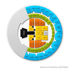 Nashville Municipal Auditorium 2019 Seating Chart