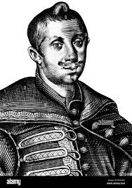 COUNT FERENC NADASDY (1555-1604) Hungarian nobleman who married the  notorious Elizabeth Bathory Stock Photo
