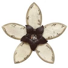 White ceramic flower wall art. Ceramic Flower Wall Decor Target