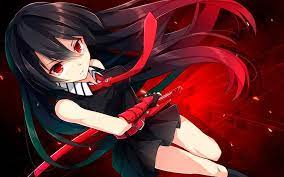 Check spelling or type a new query. Black Haired Female Anime Character With Red Eyes Anime Akame Akame Ga Kill Anime Girls 1080p Wallpaper Hdwallpaper Des In 2021 Akame Ga Kill Anime Female Anime