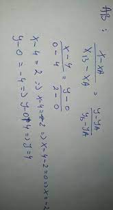 Trebuie sa aduca acea ecuatia la forma generala a unei ecutii pentru o dreapta, si anume y=m⋅x+n. Sa Se Determine Ecuatia Dreptei Care Trece Prin Punctele A 4 0 Si B 0 2 Brainly Ro