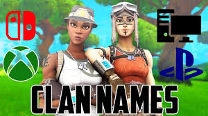 It's useful when looking for fortnite names that are not taken, because all the good names with normal characters have been taken already. 100 Clan Names Gamertags Not Used Youtube