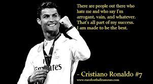 I can't get too offended when somebody parodies me. Football Quotes 3 Cristiano Ronaldo