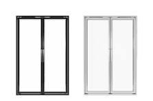 Puerta corrediza de doble vidrio en oferta en China ...