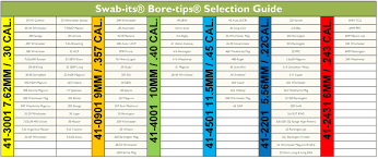 What Size Bore Tips Do I Need Swab Its Gun Cleaning