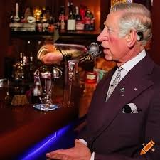 Prince charles drinking a long island ...