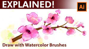 Sep 06, 2017 · to build the ultimate toolkit, you'll need amazing photoshop brushes. Adobe Illustrator Watercolor Drawing Tutorial Pink Spring Flowers Youtube