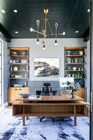 For example, this pendant has a classic industrial vibe that's been given an elegant update with a gorgeous slate blue finish, anne sage tells. 1001 Home Office Ideas To Boost Your Productivity