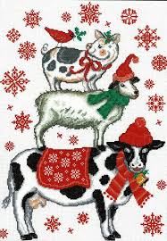 With over 200 designs, you'll find something here that is perfect for your next cross stitch project. Holiday Farm Animals Cross Stitch Pattern By Imaginating