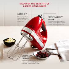 In your kitchenaid stand mixer, pour whipping cream into mixing bowl. Kitchenaid 9 Speed Hand Mixer 5khm9212b 4 Colours Available Shopee Singapore
