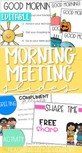 (from march but there is options for each. Editable Class Meeting Morning Meeting Slides Distance Learning Morning Meeting Kindergarten Virtual Morning Meeting Ideas Classroom Meetings
