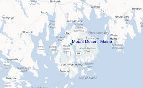 Mount Desert Maine Tide Station Location Guide