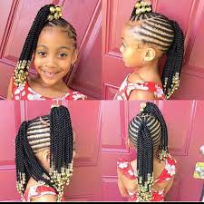 Braided hairstyles are built with different types of braids like cornrows braids, dreadlocks extensions, faux locks extensions, box braids, havana twists, senegalese twists, etc. Discover The Greatest Hairstyles For African American Women And Kids Kids Hairstyles African Hairstyles For Kids Braids For Kids