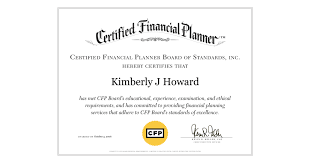 The Recognized Standard Of Excellence For Competent And Ethical Personal Financial Planning Financial Planner Financial Personal Financial Planning