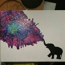 Elephant Galaxy Crayon Melting Art Diy Follow Me Or My Art Board For More Original Crayon Meltings All Done By Crayon Art Melted Crayon Art Diy Crayon Crafts