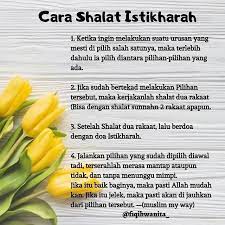 Tata Cara Shalat Istikharah Jodohsurga Fiqihwanita Kutipan Hadits Kutipan Agama Motivasi Belajar