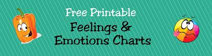 Free Printable Feelings Emotions Charts For Teachers