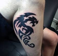 When it comes to dragon tattoos, you get a wide range of ideas that you choose from. 60 Tribal Dragon Tattoo Designs For Men Mythological Ink Ideas