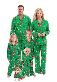 30 Best Family Christmas Pajamas 2020 Matching Christmas Pjs Men's pajama christmas sleepwear cotton long sleeve lounge holiday printed 2 piece pj set. snoopy christmas pajamas