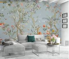Flower Bird Wallpaper Mural Floral Wall Mural 3d Print Wall Art Decals Photo Wall Papers Rolls Livin Mural Wallpaper Room Wallpaper Decal Wall Art