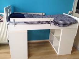ikea peuterbed met opberg ruimte zowel bed ombouw als de lattenbodem aan de kast gemonteerd leuke manden erin en je hebt een halfho bed home decor furniture