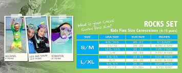 Snorkel Size Chart Seavenger Aviator Snorkeling Set