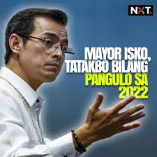 Si Manila Mayor Isko Moreno Domagoso ang magiging standard bearer ng  partidong Aksyon Demokratiko sa Halalan 2022. Si Dr. Willie Ong naman ang  magiging running mate ni Mayor Isko.