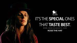 It S The Special Ones That Taste Best Magicalquote Doctor Sleep Rose The Hat Doctor Sleep Movie
