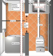 If you have a bathroom with a separate enclosed toilet, you'll also need an additional fan for that space. Powder Room Exhaust Fan Location