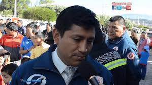 ADRIAN VALVERDE -JEFE DEL CUERPO DE BOMBEROS DEL CANTÓN SAQUISILÍ