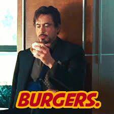 Robert Downey Jr Eating A Burger Gif On Imgur