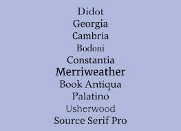 what's the best font for your resume or