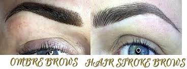 The ombré brow permanent makeup treatment creates a soft, defined look using a pixelated pattern. Ombre Versus Hair Stroke Brows Which Is Best Eyebrow Tattoo Small Forearm Tattoos Ombre Eyebrows