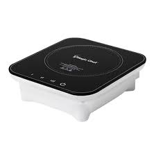 Radiant electric ceramic glass cooktop in black with 2 elements including dual radiant element. Magic Chef K Electric Mini Ih Portable Induction Cooktop Countertop Burner 110v 220v Dual Voltage Mer Y700w Buy Online In Gibraltar At Gibraltar Desertcart Com Productid 163375819
