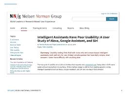 The latest tweets from @nngroup The User Experience Of Chatbots Nielsen Norman Group