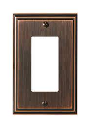 Shop an endless selection of amerock hardware to customize your home. Mulholland 1 Rocker Oil Rubbed Bronze Wall Plate