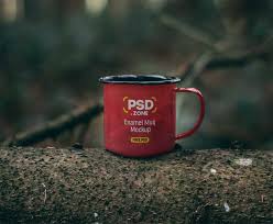 Free Psd Enamel Mug Mockup Mockuptree In 2020 Mockup Free Psd Free Mockup Mugs