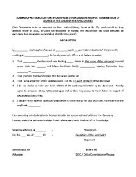Kindly provide me application or letter on following tropic. Noc Letter Format Pdf Fill Online Printable Fillable Blank Pdffiller