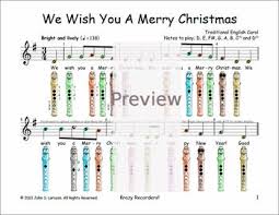 We Wish You A Merry Christmas We Wish You A Recorder Christmas Sheet Music We Wish You A Merry Christmas Recorder Sheet Music Christmas Sheet Music Sheet Music