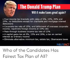 The Donald Trump Plan Will It Make Taxes Great Again Four