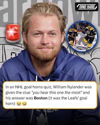 William Nylander guessed Boston's goal horn when it was actually Toronto's  😂🤦‍♂️ nylander