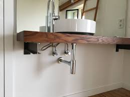 Design Waschtisch S L Loftart Badezimmer Holz Waschtisch Eichenbohlen