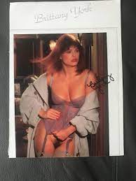 Sold at Auction: Brittany York Signed Playboy Cut Sheet