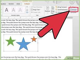 How To Group Objects On Microsoft Word 8 Steps With Pictures