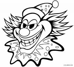 Image Result For Scary Clown Drawing Scary Clown Drawing Animal Coloring Pages Coloring Pages
