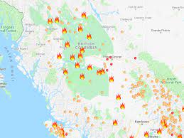In 2018, british columbia experienced its worst fire season on record with 2,115 fires and 1.35 million hectares burned (british columbia ministry of forests, lands, natural resource operations and rural development b.c. Bc Fire Map Canada Shows Where More Than 500 Fires Are Still Burning